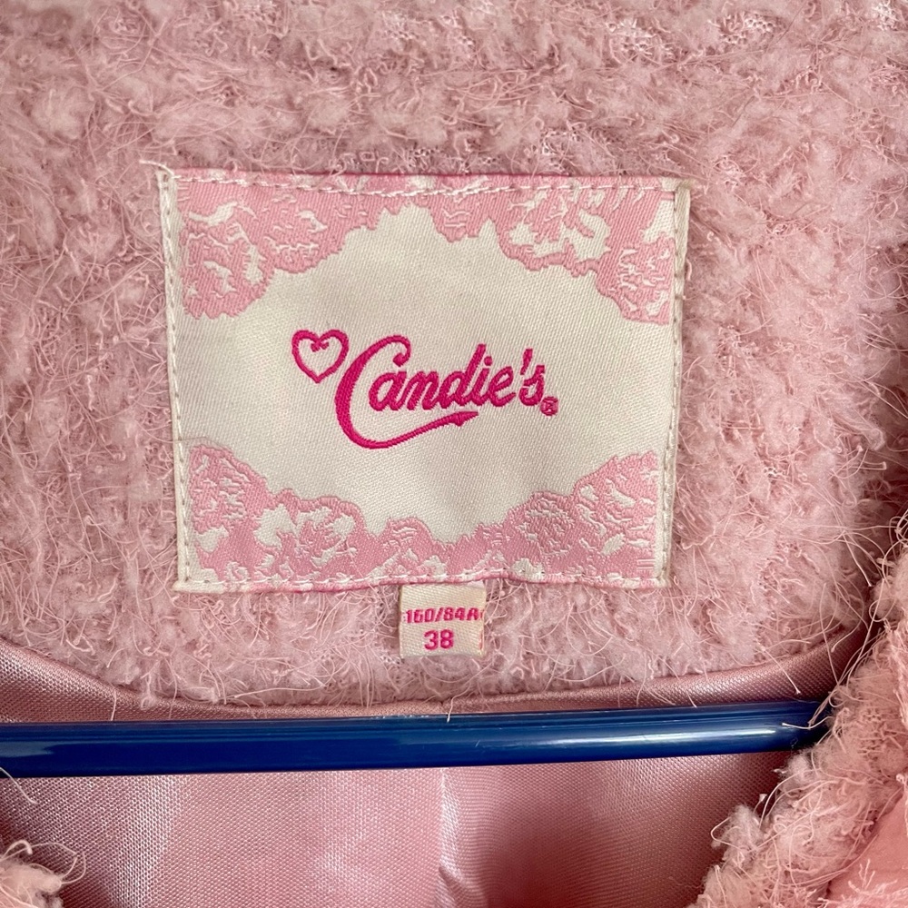 Candie's Pink Textured Blazer - Picture 4 of 5
